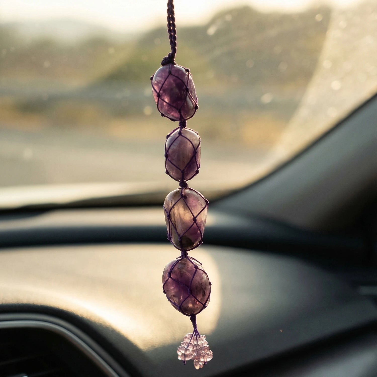 Amethyst Protection Hanging for Home, Office & Car