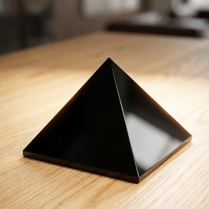 Protective Black Obsidian Pyramid
