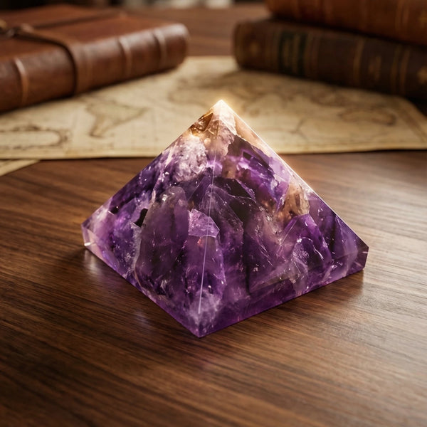 Amethyst Crystal Pyramid