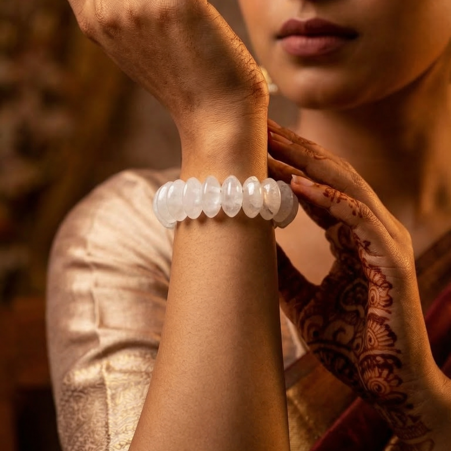 Clear Quartz Oval Cut Bracelet