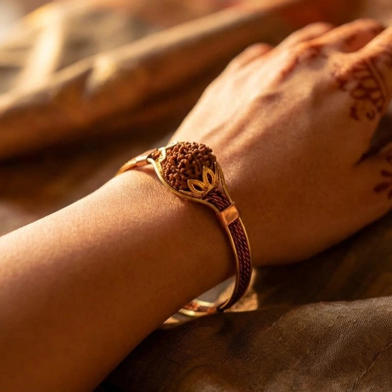 Rudraksha Shakti Copper Bracelet