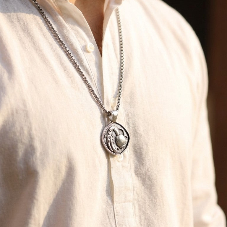 Aquarius (Kumbh) Rashi Pendant