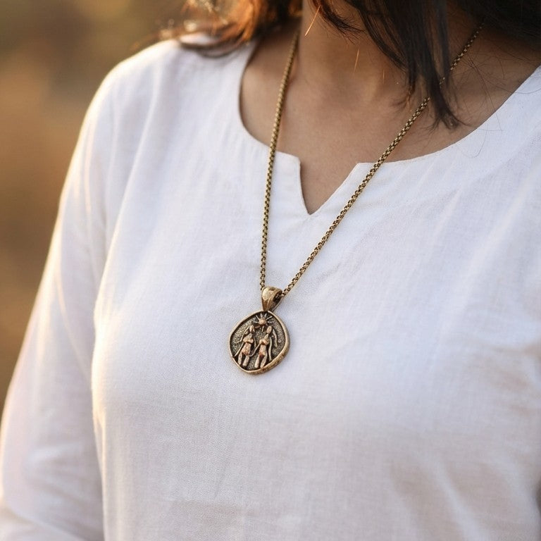 Gemini (Mithun) Rashi Pendant