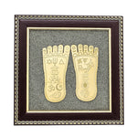 Goddess Laxmi Charan Paduka Pyrite Frame Online