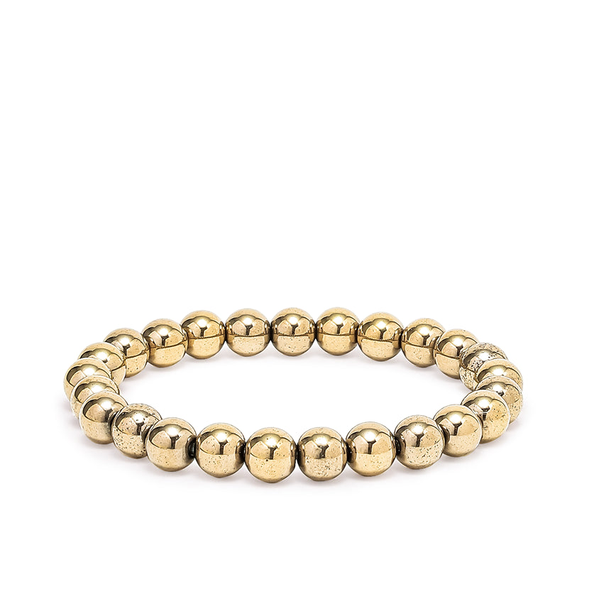 Golden Pyrite Stone Wealth Bracelet