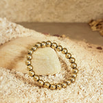 Golden Pyrite Stone Wealth Bracelet Creative