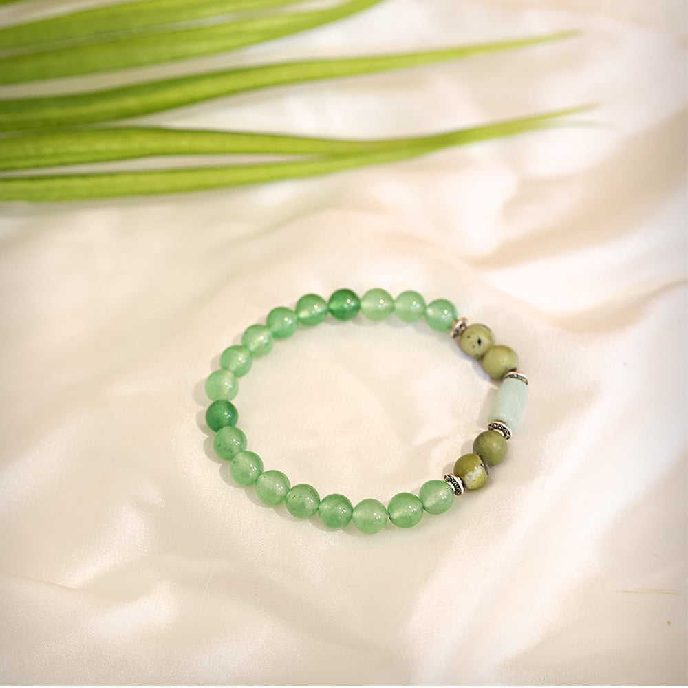 Mithun Rashi Bracelet | Green Aventurine for Gemini–Divine Hindu