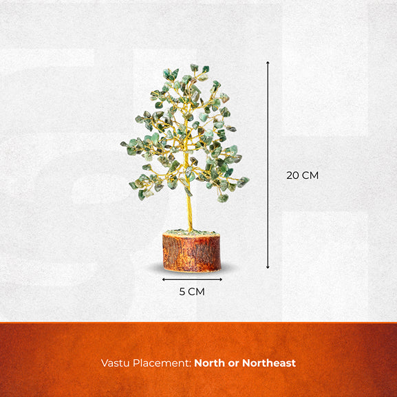 Green Jade Crystal Tree