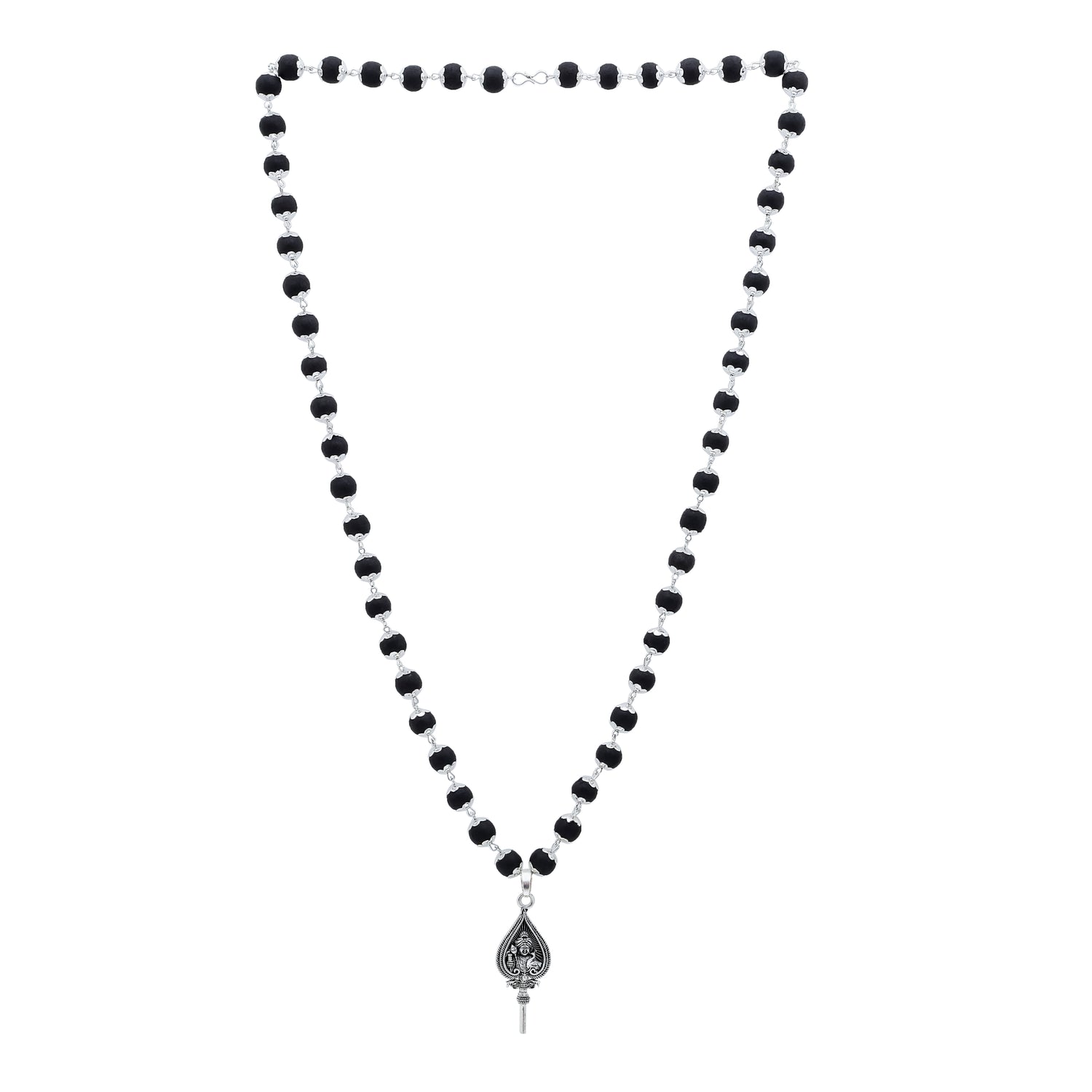 Silver Capped Lord Murugan Shastra Pendant