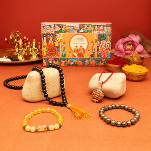 Sagittarius (Dhanu Rashi) Combo – For Health + Wealth + Evil Eye