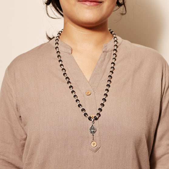 Silver Capped Lord Murugan Shastra Pendant