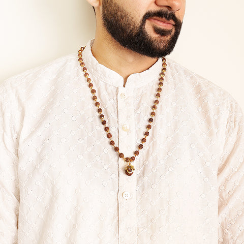 Divine Rudraksha Pendant Necklace
