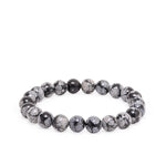 Snowflake Obsidian Bracelet