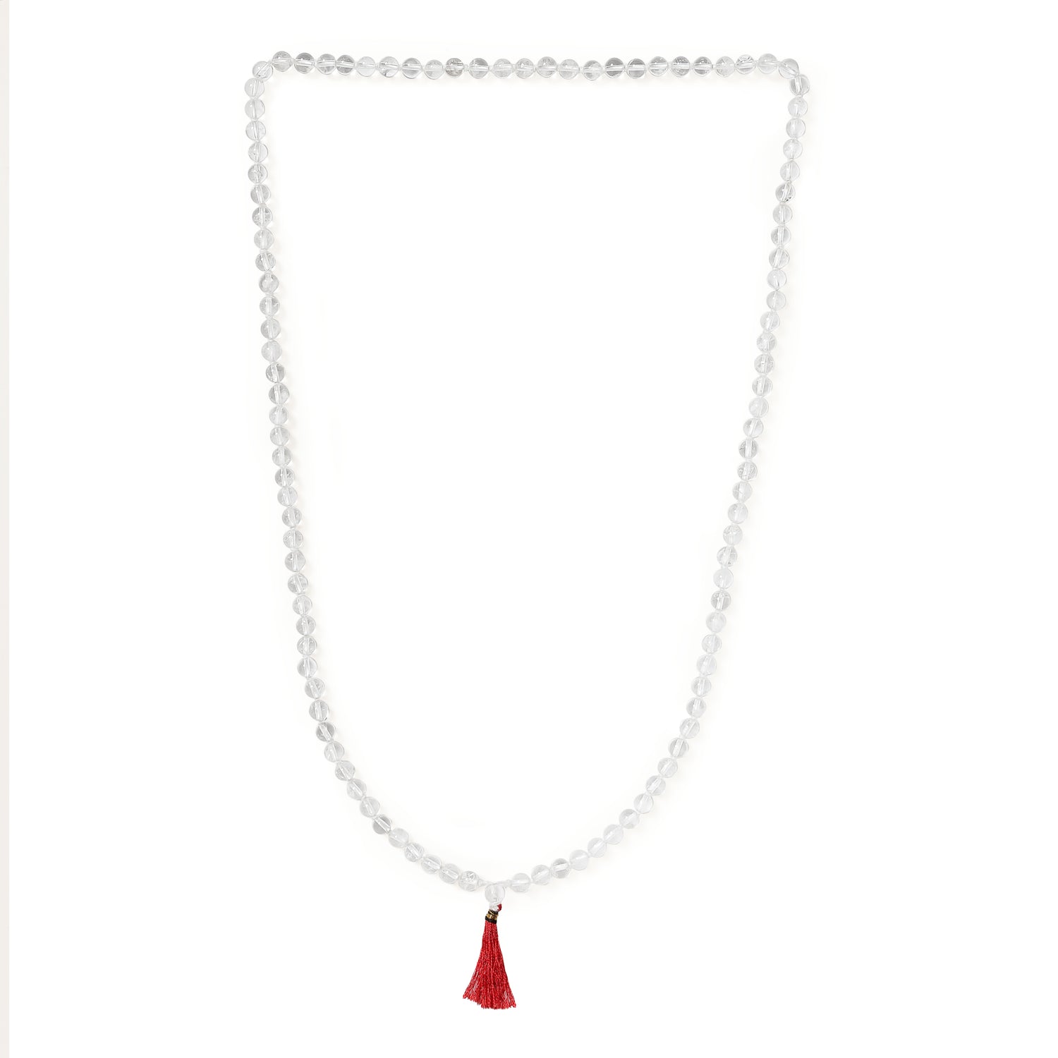 Round Sphatik Mala – 108 Beads