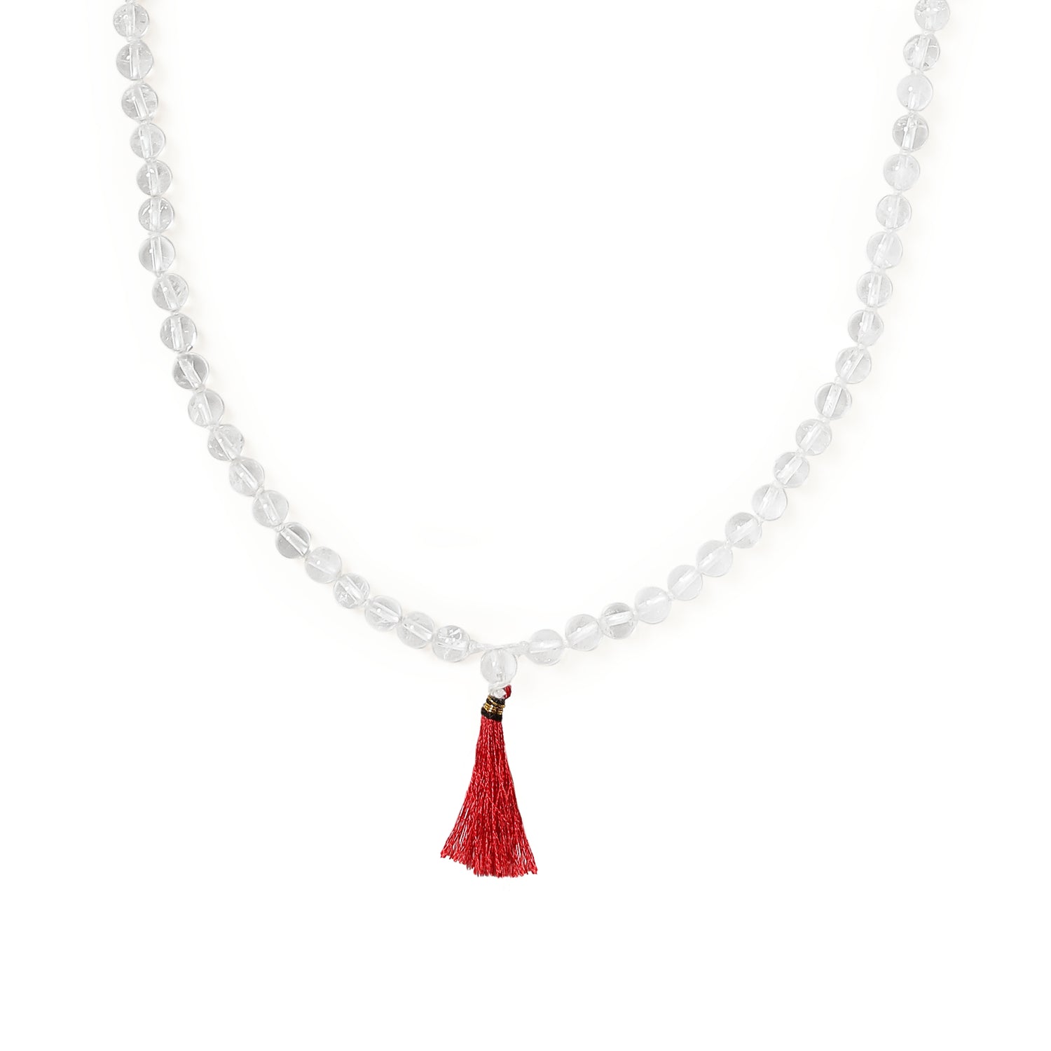 Round Sphatik Mala – 108 Beads