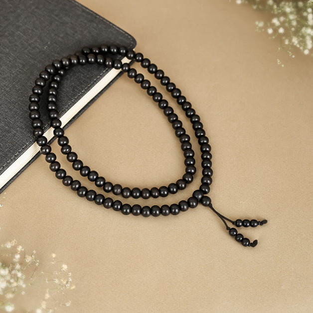 3in1 Karungali Strechable Mala 108 Beads