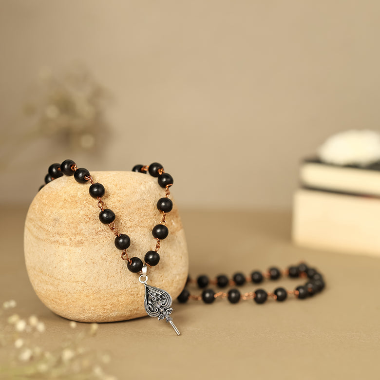 Karungali Malai (Copper wire) with Murgan Shastra Pendant