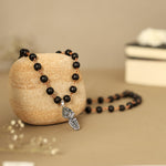 Karungali Malai (Copper wire) with Vel Peacock Pendant