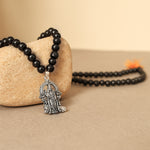 Karungali Malai with Lord Murgan Pendant 8mm