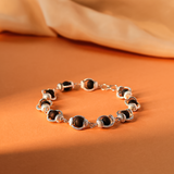 Karungali Malai Bracelet with Silver Cap with Govt. Certification
