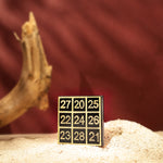 Kuber Sankhya Karungali Yantra in Gold Finish