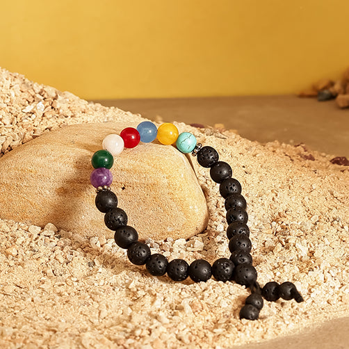 Lava Stone 7 Chakras Creative