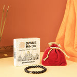 Lava Stone Buddha 7 Chakra Healing Bracelet by Divine Hindu