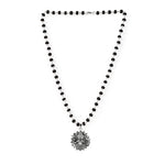 Lord Murgan Face Pendant with Silver Capped