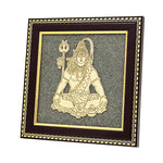 Lord Shiva Meditation Raw Pyrite Frame Online