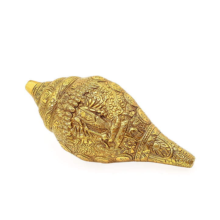 Lord Vishnu Virat Dashavatara Rupa Conch (Shankh)
