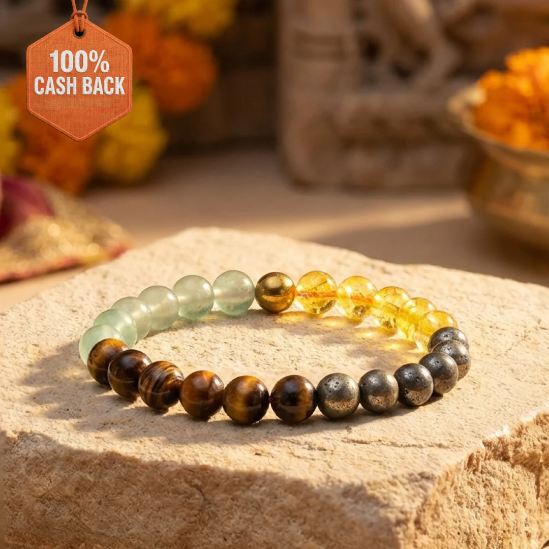 Money Magnet Stone Bracelet