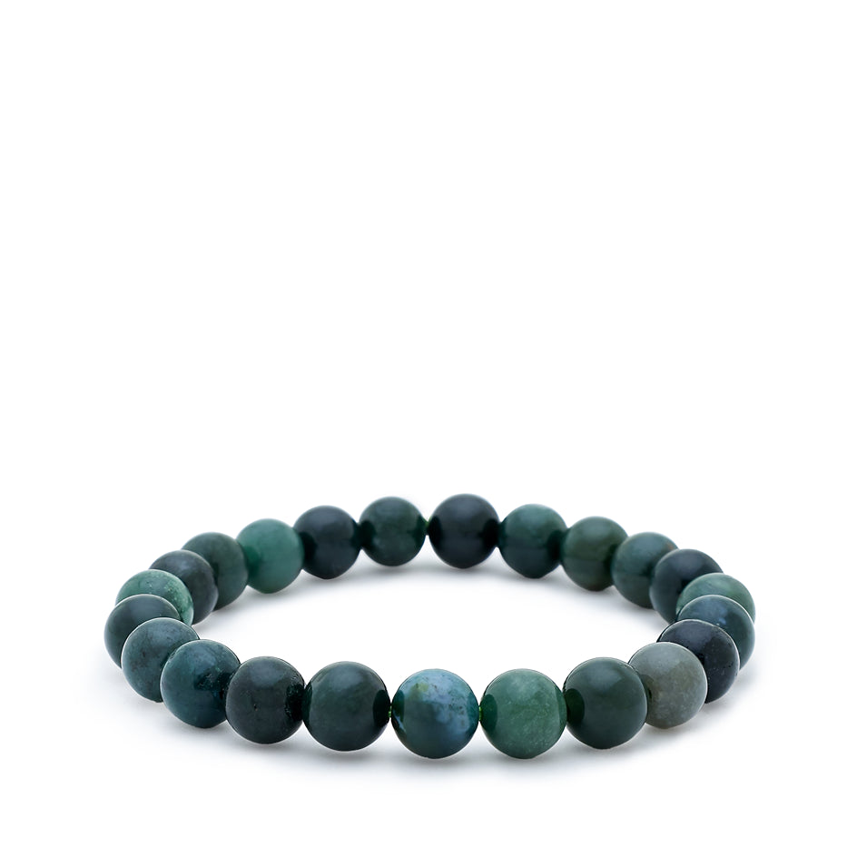 Moss Agate Stone Bracelet