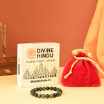 Moss Agate Stone Bracelet by Divine Hindu