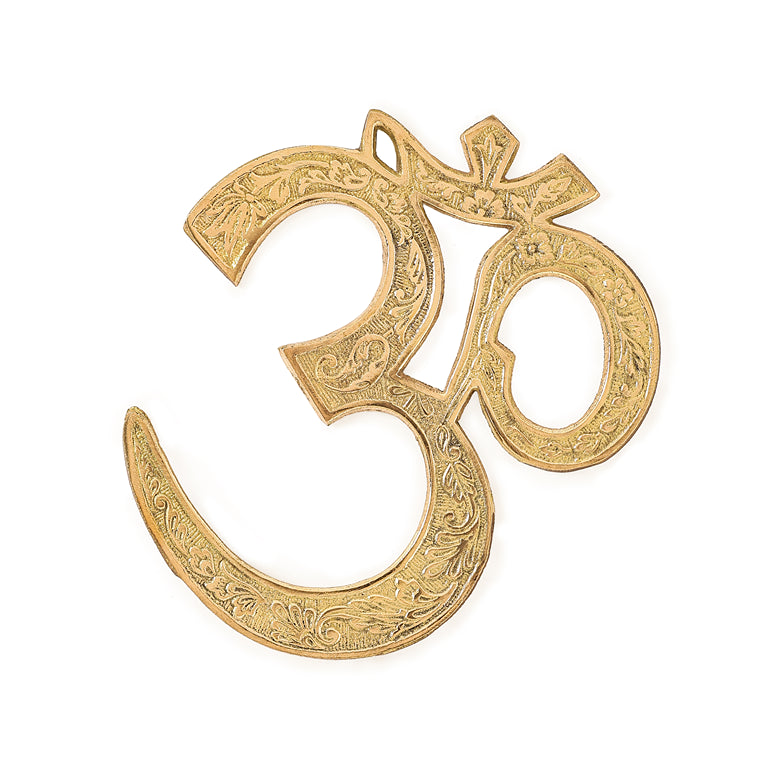 Om Brass Hanging