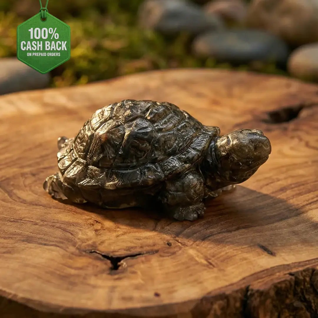 Pyrite Turtle for Vaastu