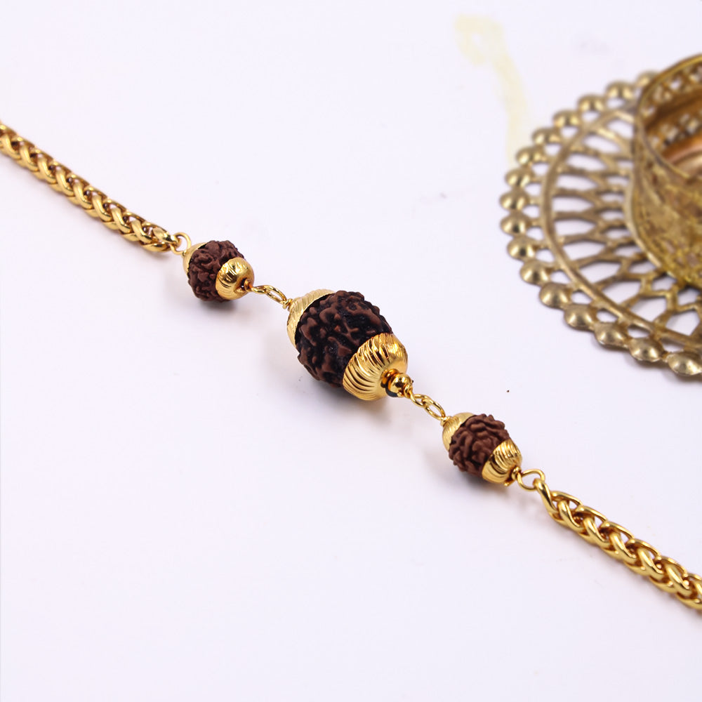 Buy Designer Rudraksha Bracelet Online – Divine Hindu