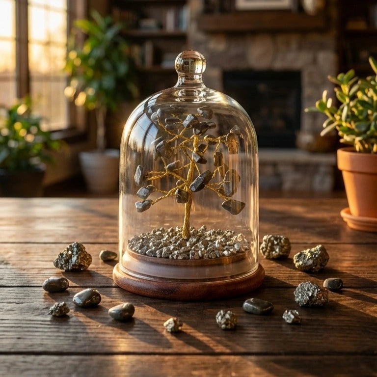 Raw Pyrite Dome Tree