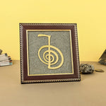 Reiki Healing Raw Pyrite Frame for Balancing Chakra