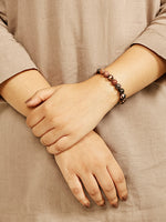 Rhodonite Stone Bracelet Lifestyle