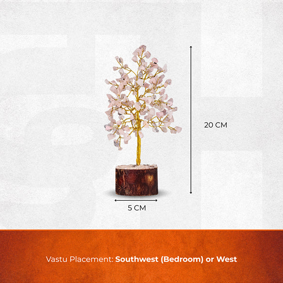 Rose Quartz Crystal Tree