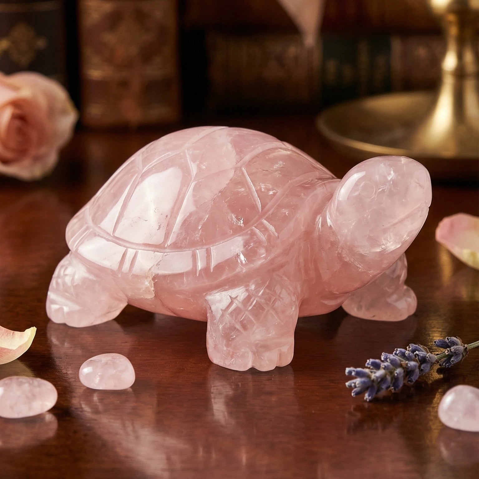 Rose Quartz Turtle