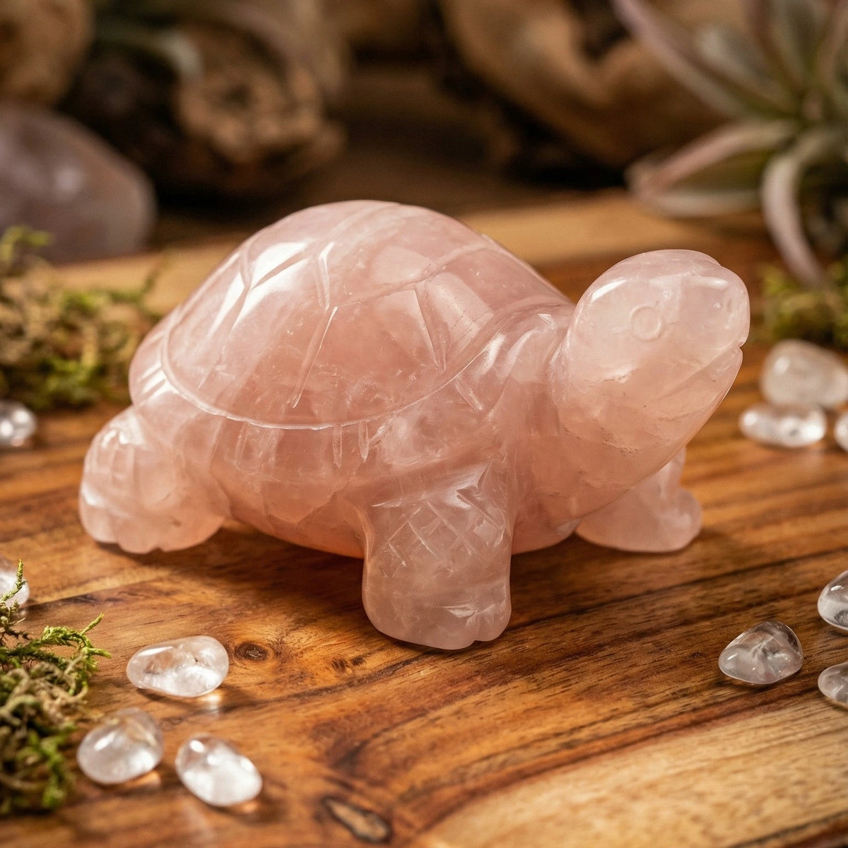 Rose Quartz Turtle