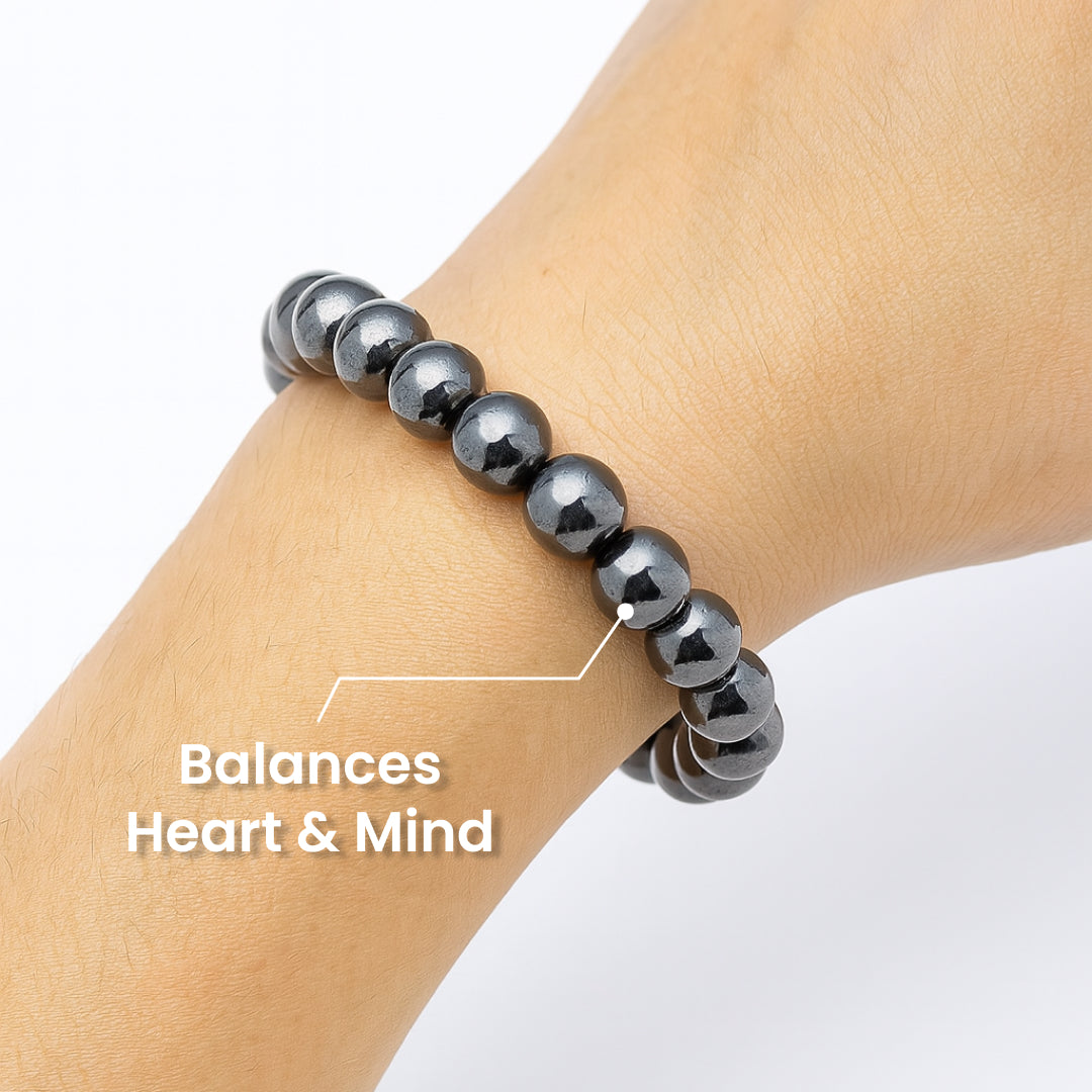 Shungite Stone Bracelet for heart and calm mind