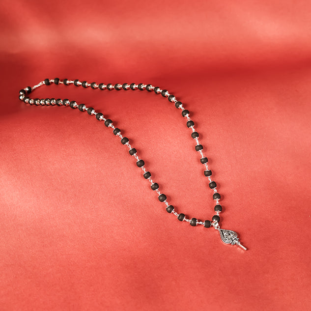 Silver Capped Lord Murugan Shastra Pendant Hero