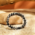 Snowflake Obsidian Bracelet