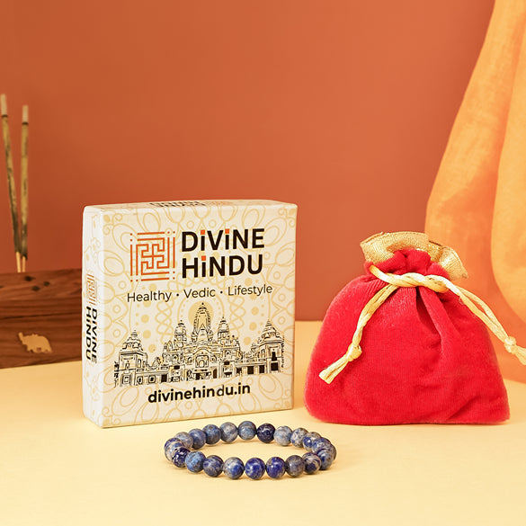 Sodalite Stone Bracelet by Divine Hindu