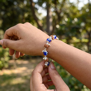 Rudraksha Evil Eye Bracelet