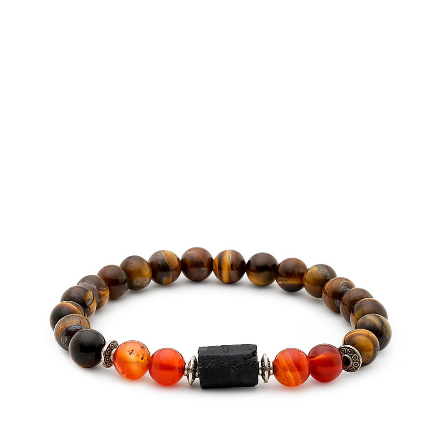 Tiger eye Stone Bracelet (Singh Rashi) Leo Closeup