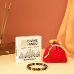 Tiger's Eye, Pyrite & Black Obsidian Triple Protection Wealth Bracelet by Divine Hindu