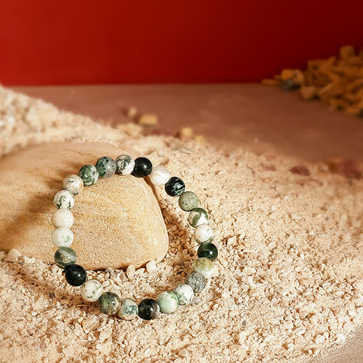 Tree Agate Stone Bracelet Creative